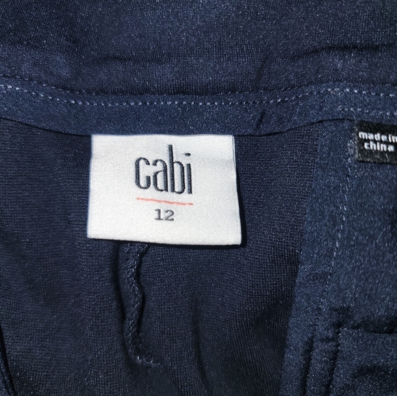 CAbi Coco Trouser Pants Size 12 Blue - Picture 6 of 13